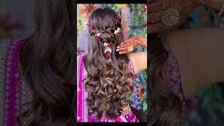 Unique bridal hairstyle , latest bridal hairstyle 2024/2024 GIRLS CORNER