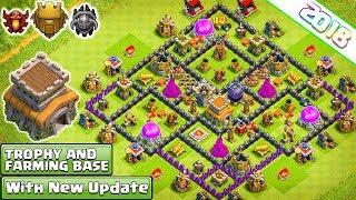 New 'BEST' Town Hall 8 (TH8) TROPHY & FARMING Base 2018!! Th8 Base [DEFENSE] - Clash of Clans
