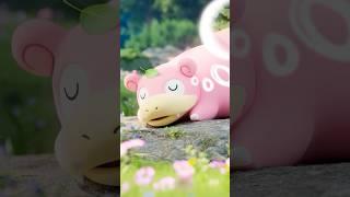 Slowpoke's favorite summer activity: loafing by the water's edge ️
