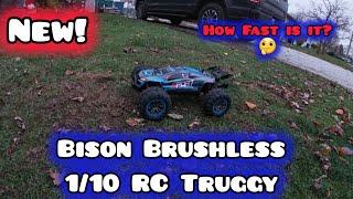 Bison 1/10 Brushless RC Truck - How Fast is it? 