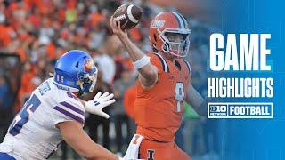 Kansas at Illinois | Highlights | Big Ten Football | 09/07/2024