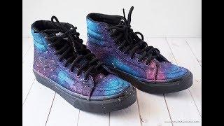 DIY Galaxy Shoes