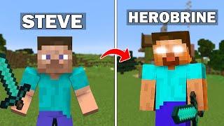 Minecraft, But I Can Become Herobrine...