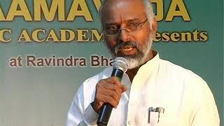 Deekshitulu garu speech about Saamaveda Music Academy