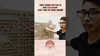 Bộ trang trí Bàn Thờ Chữ Thọ Đẹp Dễ Lắp Ráp #shorts #banthoduytam