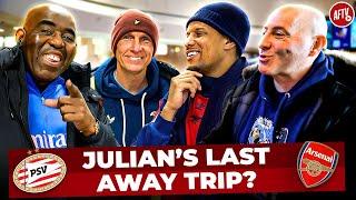 Julian's Last Trip! | PSV vs Arsenal | Day One Vlog