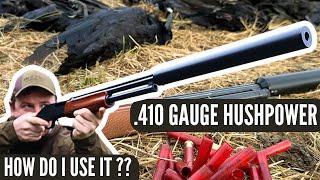 HOW I SHOOT MY .410 GAUGE HUSHPOWER | MY SET UP & SHOOTING TECHNIQUE | CROW SHOOTING | MOSSBERG 500