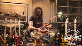 6 of Eddie Van Halen’s ACTUAL Art Series guitars! [Played, Signed, and Sweated on!] *With Proof*