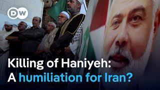 Is the killing of Hamas leader Ismael Haniyeh a humiliation for Iran's regime? | DW News