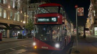 FRV. Transport UK Route N3. Bromley North - Oxford Circus. New Routemaster LT775 (LTZ 1775)