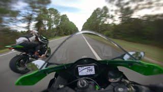 [4K] Kawasaki Ninja ZX10R 2021 TOP SPEED TEST! (299KMH)