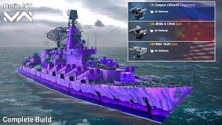 RF Varyag - Crazy Air Defence With Best Build Must try this - Modern Warships Gameplay