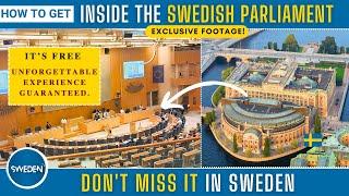 Must Visit in Sweden | Free |  Swedish Parliament (Riksdag) | Detailed Video | Sweden Days | 【11】