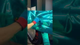 Evora 400 teal chrome wrap