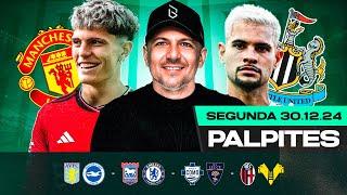 PALPITES DE FUTEBOL PARA HOJE 30 12 2024 (SEGUNDA-FEIRA) + BILHETE PRONTO | Boleiros Tips