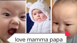 cute vs funny baby ️ papa #mamma #papaloving #cutekavya #youtube