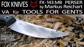 Spoon carving with the Fox Knives FX-143 MB Perser by Markus Reichart - VA at Tools for Gents