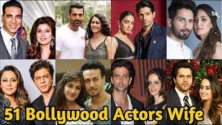 top 51 bollywood actors wife 2024 |Most Beautiful Wives of bollywood superstars #actress