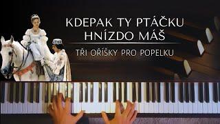 Kdepak ty ptáčku hnízdo máš + noty pro piano