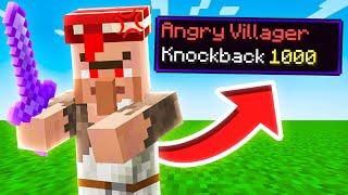 Minecraft ΑΛΛΑ Τα MOBS Έχουν 1000 Knockback!