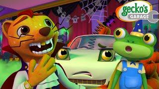 Spooky Mystery at the Garage! | Gecko's Garage  | Cartoons For Kids | Toddler Fun Learning