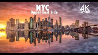 Upper East Side, New York City (NYC) in 4K UHD Drone Video