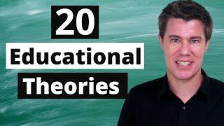 20 Most Important Educational Theories #teacher #teaching