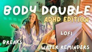 Virtual Body Doubling - ADHD Edition! (lofi, water breaks, wiggles)