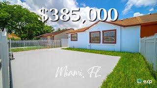 Affordable and Charming 3-Bedroom $385,000 Home in Miami  | Must-See Virtual Tour