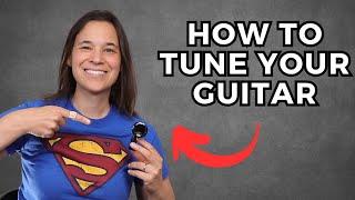 How to Tune a Guitar for Beginners with a Tuner