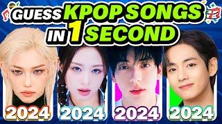 Guess the Kpop Song in 1 Second ⏰ [2024 EDITION] - Kpop Quiz 2024