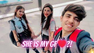 She is My GF ️..??