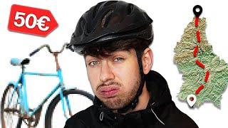 GANZES LAND mit 50€ SCHROTTFAHRRAD durchqueren..