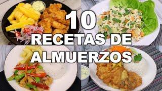 10 ALMUERZOS FÁCILES Y DELICIOSOS | Recetas peruanas | Sabroso