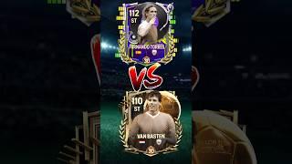 Who Scores Better? Torres or Van Basten – FC Mobile #fcmobile #shorts