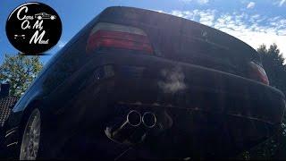 BMW E36 Before and after supersport exhaust