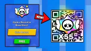 FREE x55 NEW DROPS  BRAWL STARS UPDATE | FREE GEMS SKINS AND BRAWL PASS