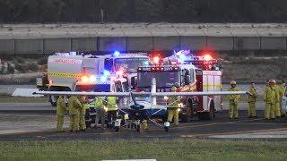 Dramatic ORIGINAL Footage | Student is forced to make an emergency landing at Jandakot Airport