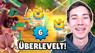 ÜBERLEVELT mit HOG CYCLE pushen!  | 3 Kronen Rennen! | Clash Royale Free2Play