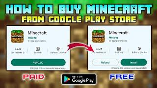 How To Buy Minecraft From Google Play Store | Download Minecraft Official Version