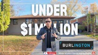 Burlington Ontario Detached Home for Sale under $1 Million #torontorealestate #burlingtonrealestate