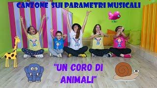 CANZONE SUI PARAMETRI MUSICALI PER BAMBINI-"UN CORO DI ANIMALI"