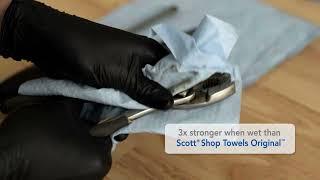 Scott® Shop Towels Heavy Duty™ Demo Video