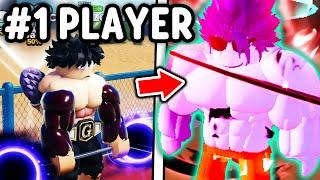 I RACE #1 LEADERBOARD PLAYER But I CHEATED in Roblox Gym League..