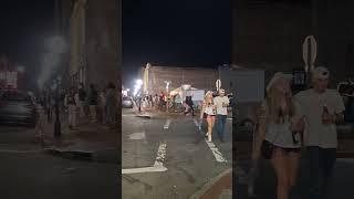 People Running from shooting downtown Savannah