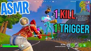 ASMR Gaming  Fortnite 1 Kill = 1 Trigger Relaxing Mouth Sounds  Controller Sounds + Whispering 