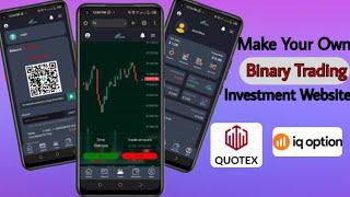 Make Your Own Binary Trading Investment Website With Admin Panel || Quotex , IQoption Script