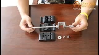 How to Install Feeder Clamp - Cable Fixing Clamps, BTS Installation Company - Sanyuan