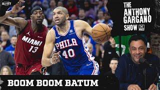 Nicolas Batum's first rate performance last night helped the Sixers beat the Heat