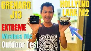 Hollyland Lark M2 Vs Grenaro J13 Wireless Mic Outdoor EXTREME Audio Quality Test